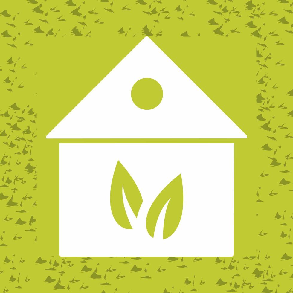 Green House Vector Icon