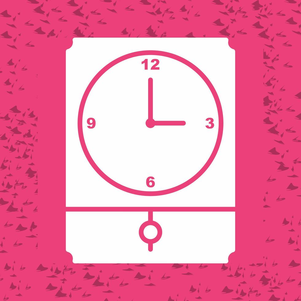 Large Clock Vector Icon