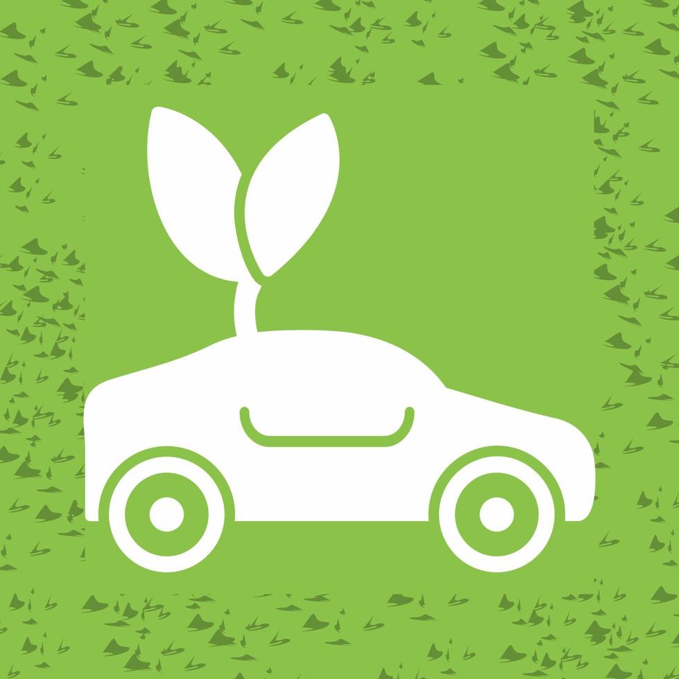 Eco friendly Car Vector Icon