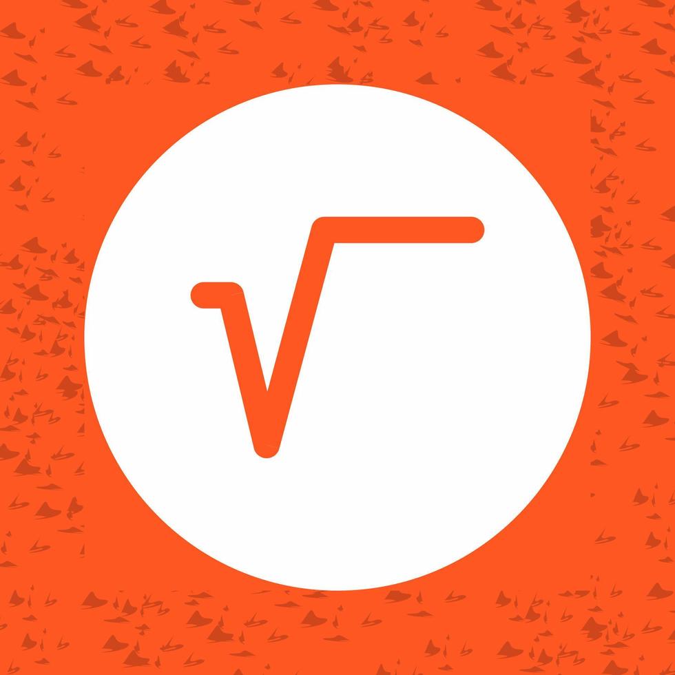 Square Root Symbol Vector Icon