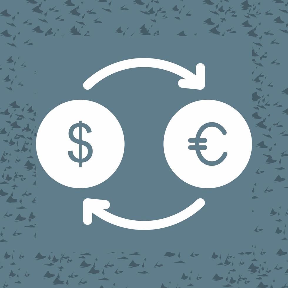 Dollar to Euro Vector Icon