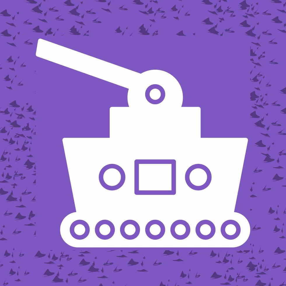 icono de vector de tanque