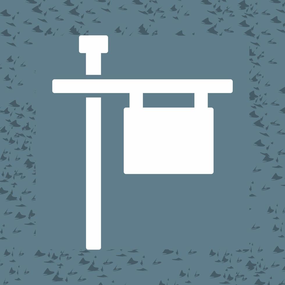 Post Sign Vector Icon