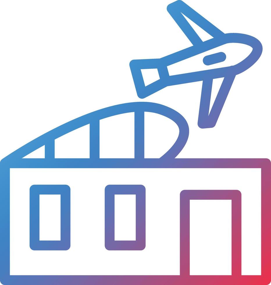 2596 - Airport Building.eps vector