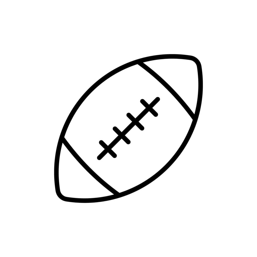 American football icon vector design templates isolated on white background