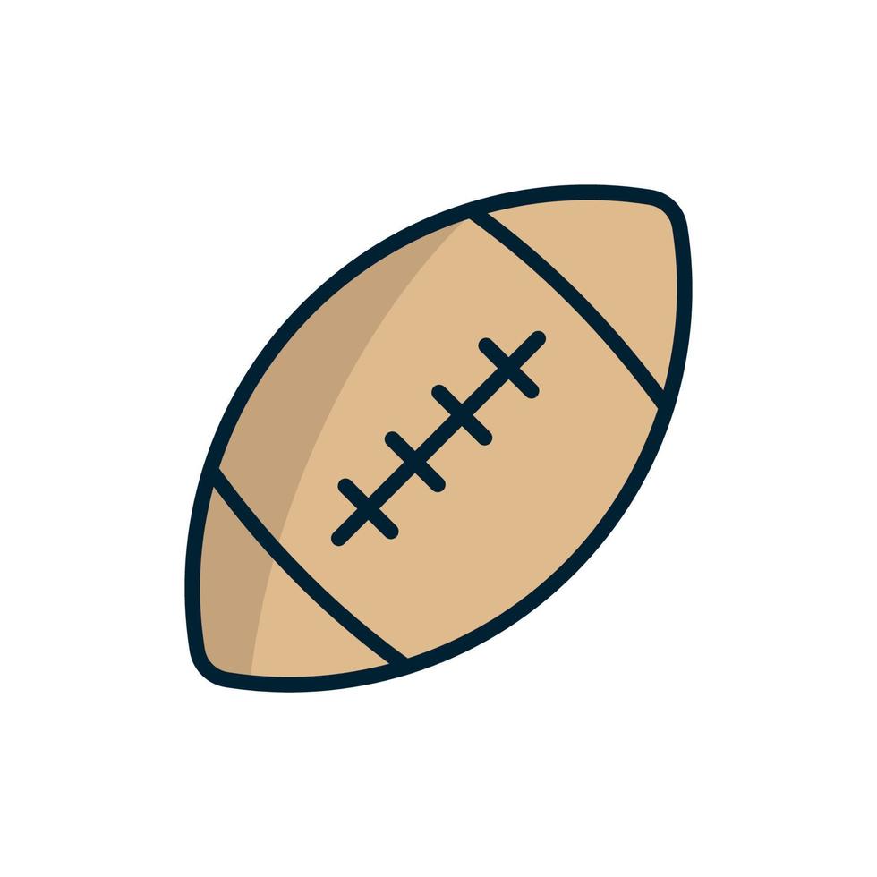American football icon vector design templates isolated on white background