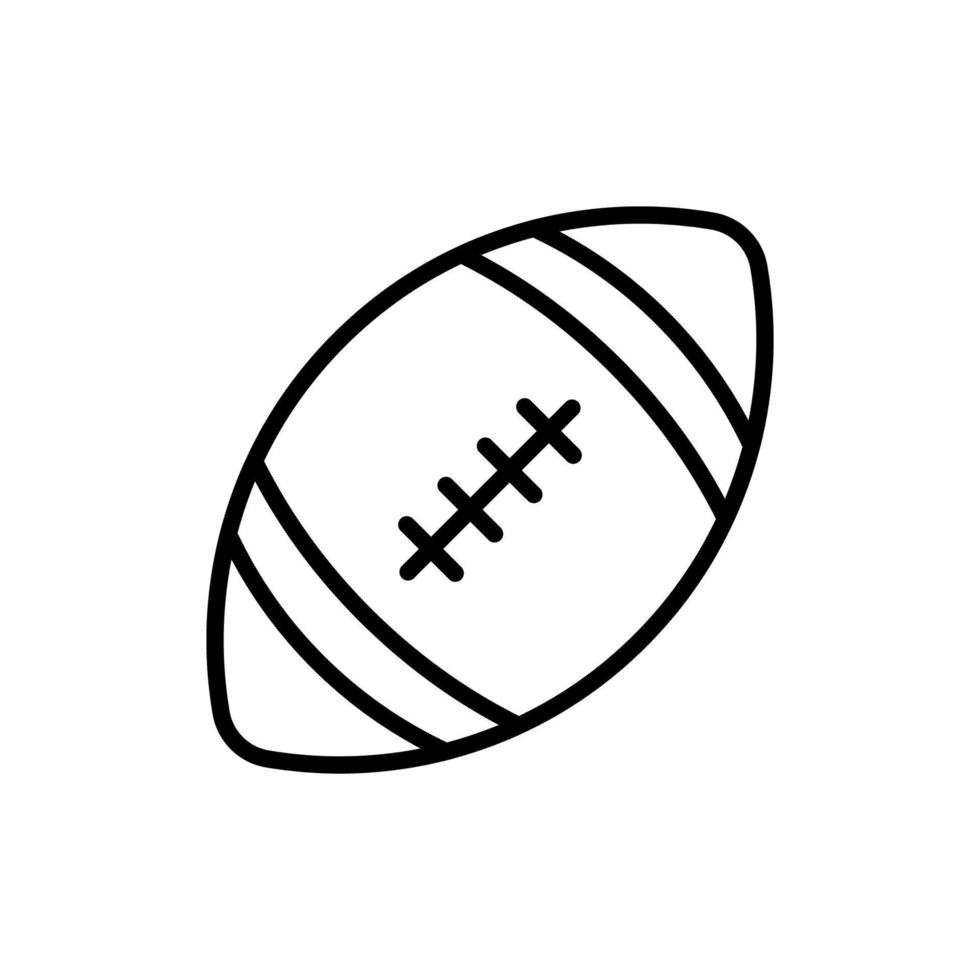 American football icon vector design templates isolated on white background
