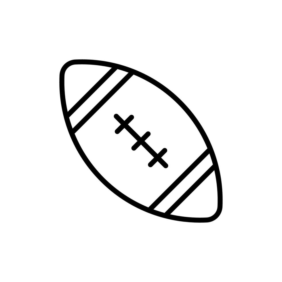American football icon vector design templates isolated on white background