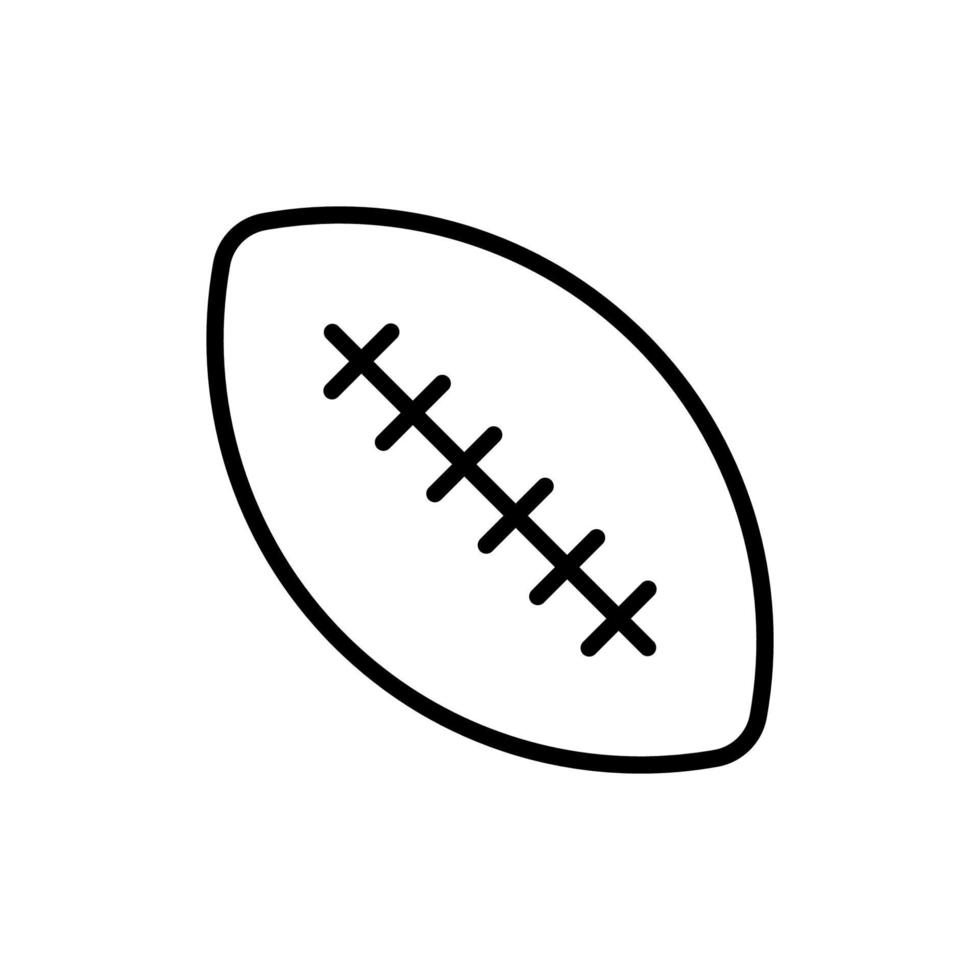 American football icon vector design templates isolated on white background