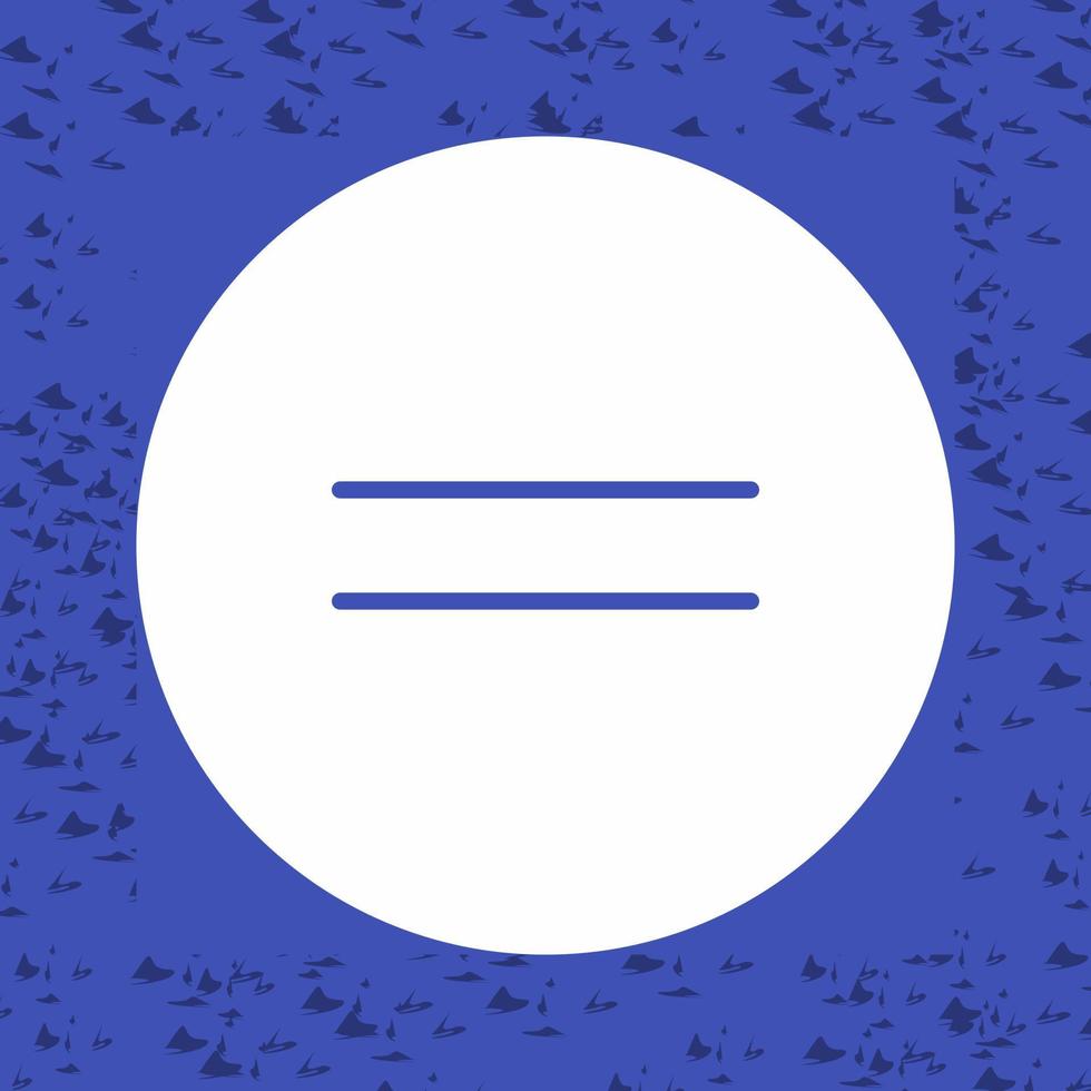 Equal To Vector Icon