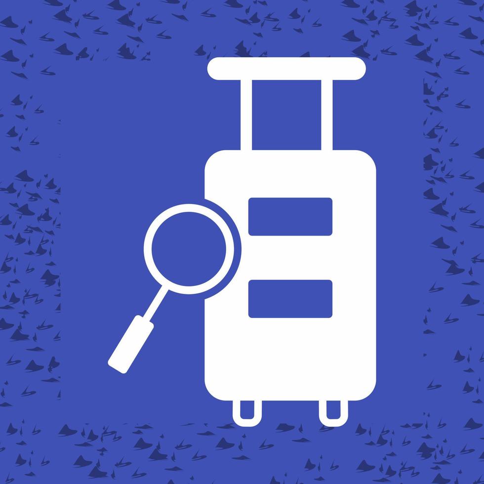 Luggage Inspection Vector Icon