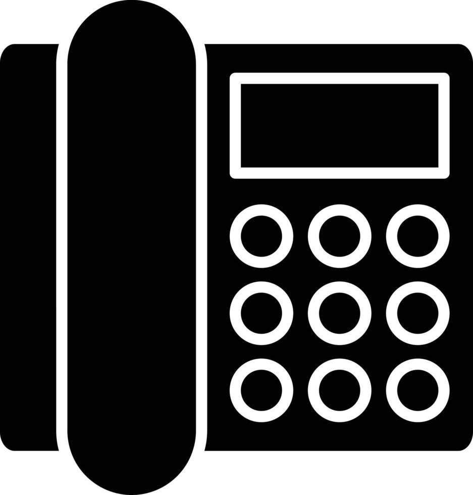 Vector Design Landline Icon Style