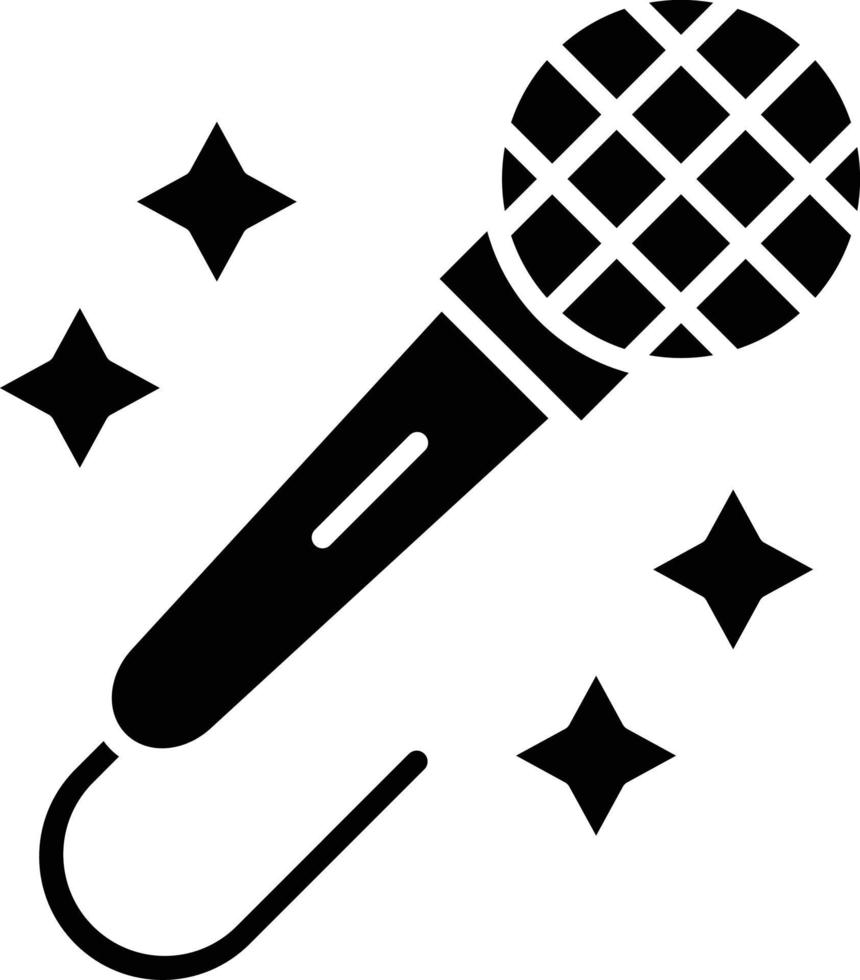 Vector Design Karaoke Icon Style
