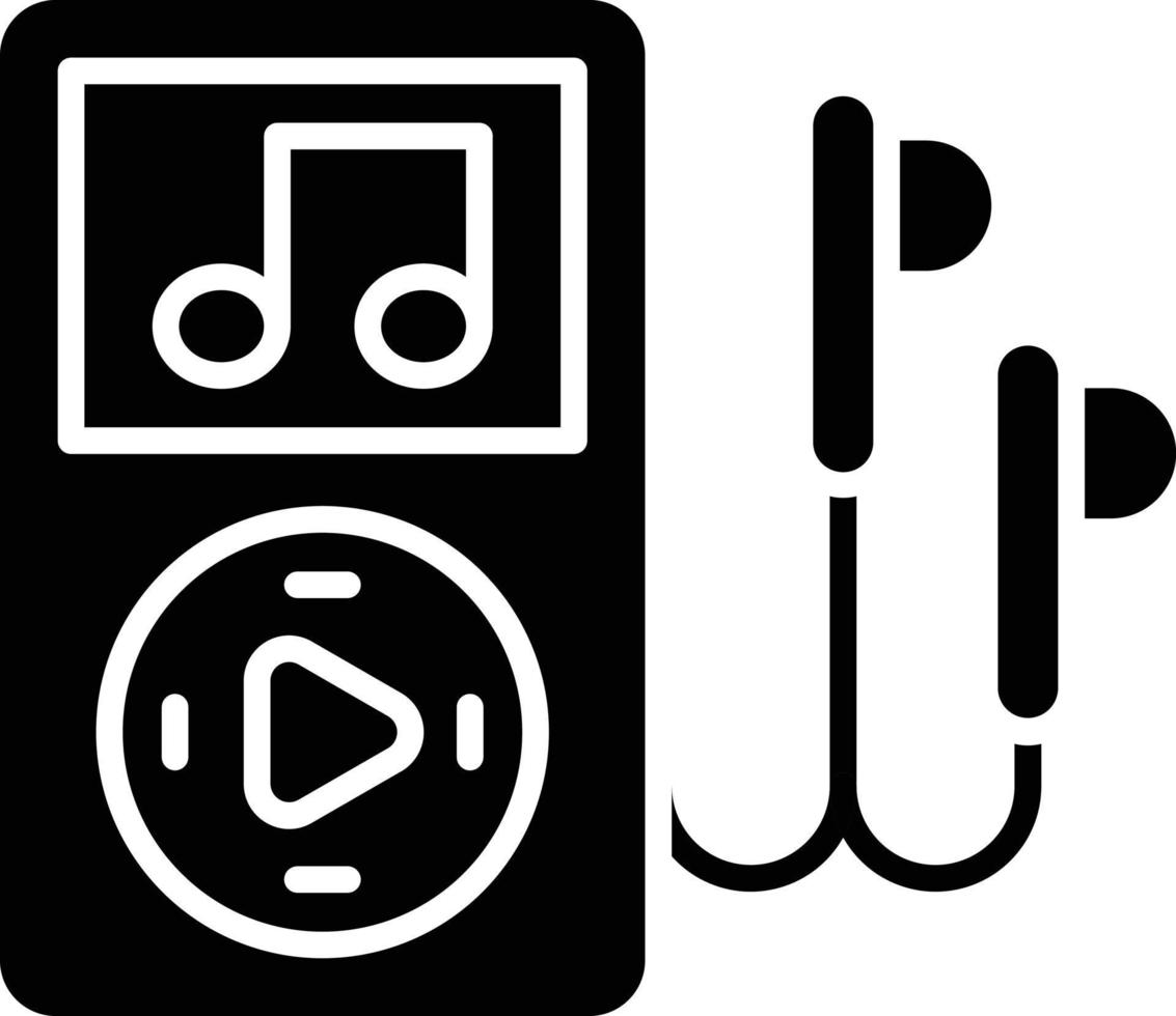 Vector Design Music Player Icon Style