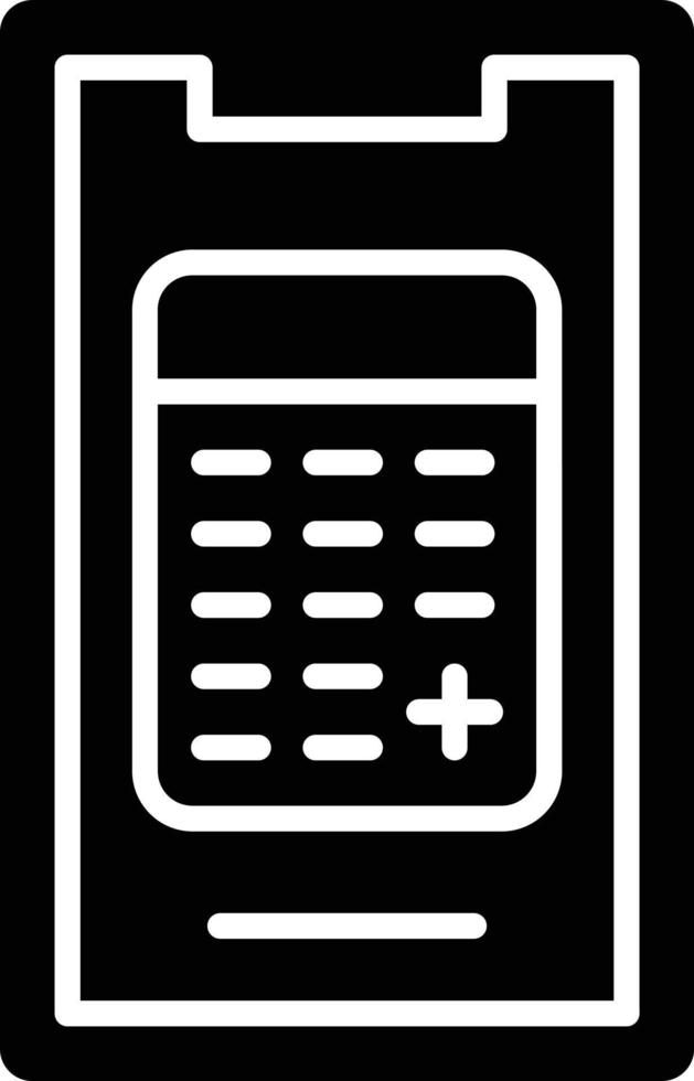 Vector Design Mobile Calculator Icon Style