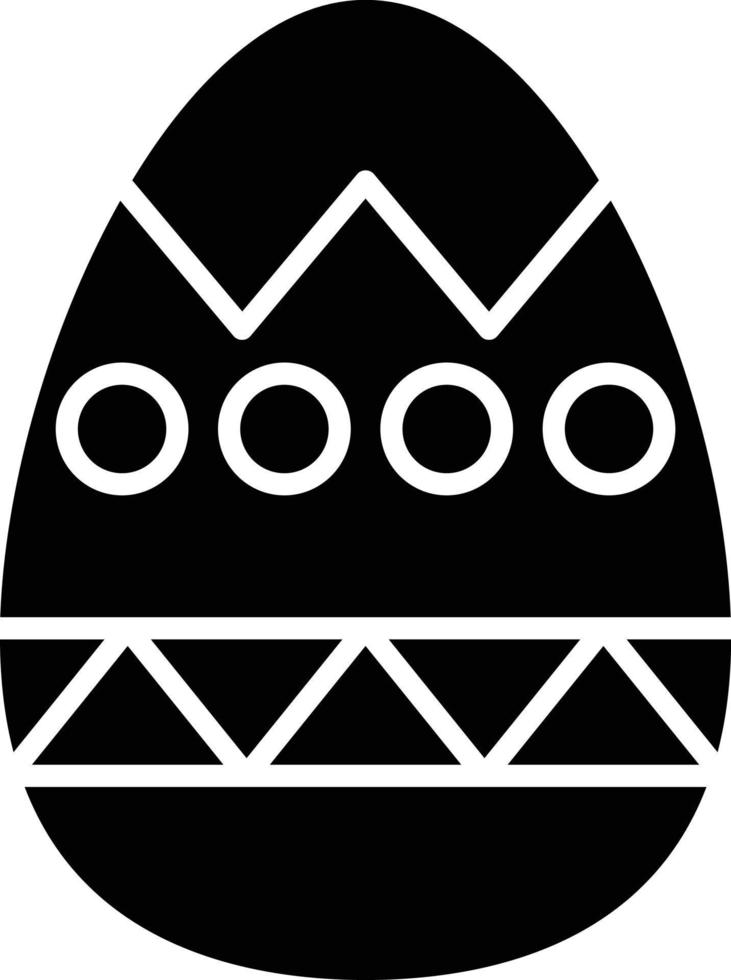 Vector Design Easter Egg Icon Style