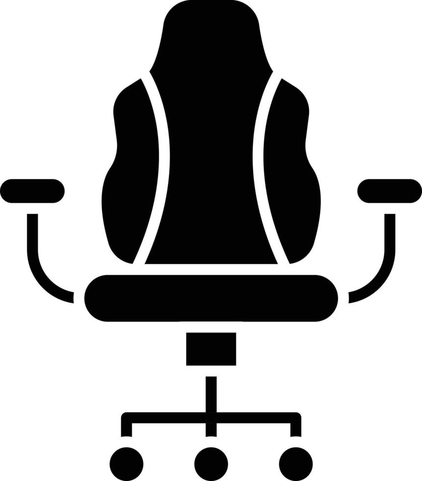 vector diseño silla icono estilo