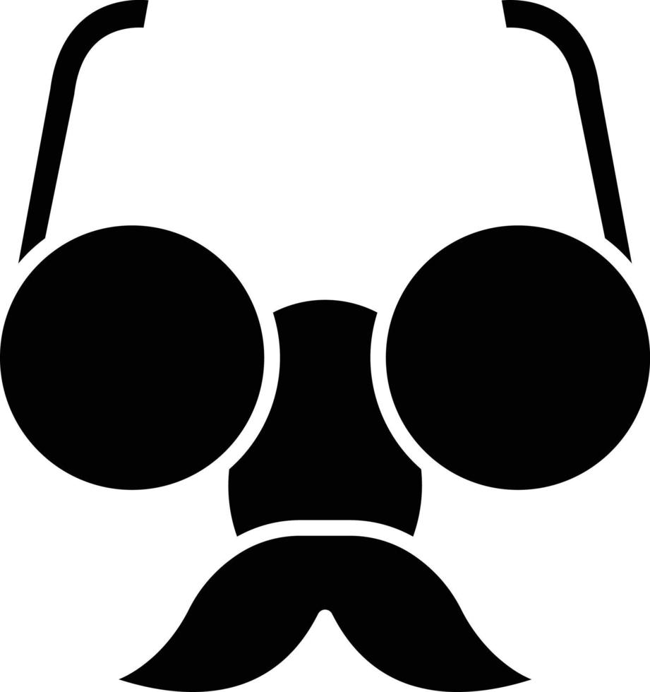 Vector Design Fun Glasses Icon Style