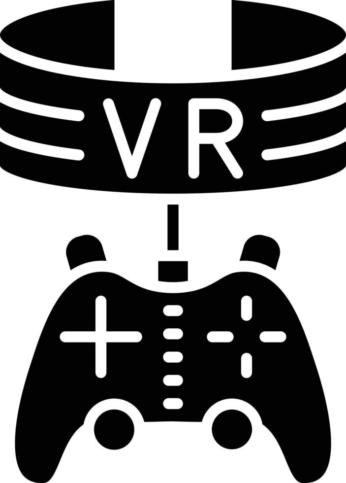 vector diseño vr juego icono estilo