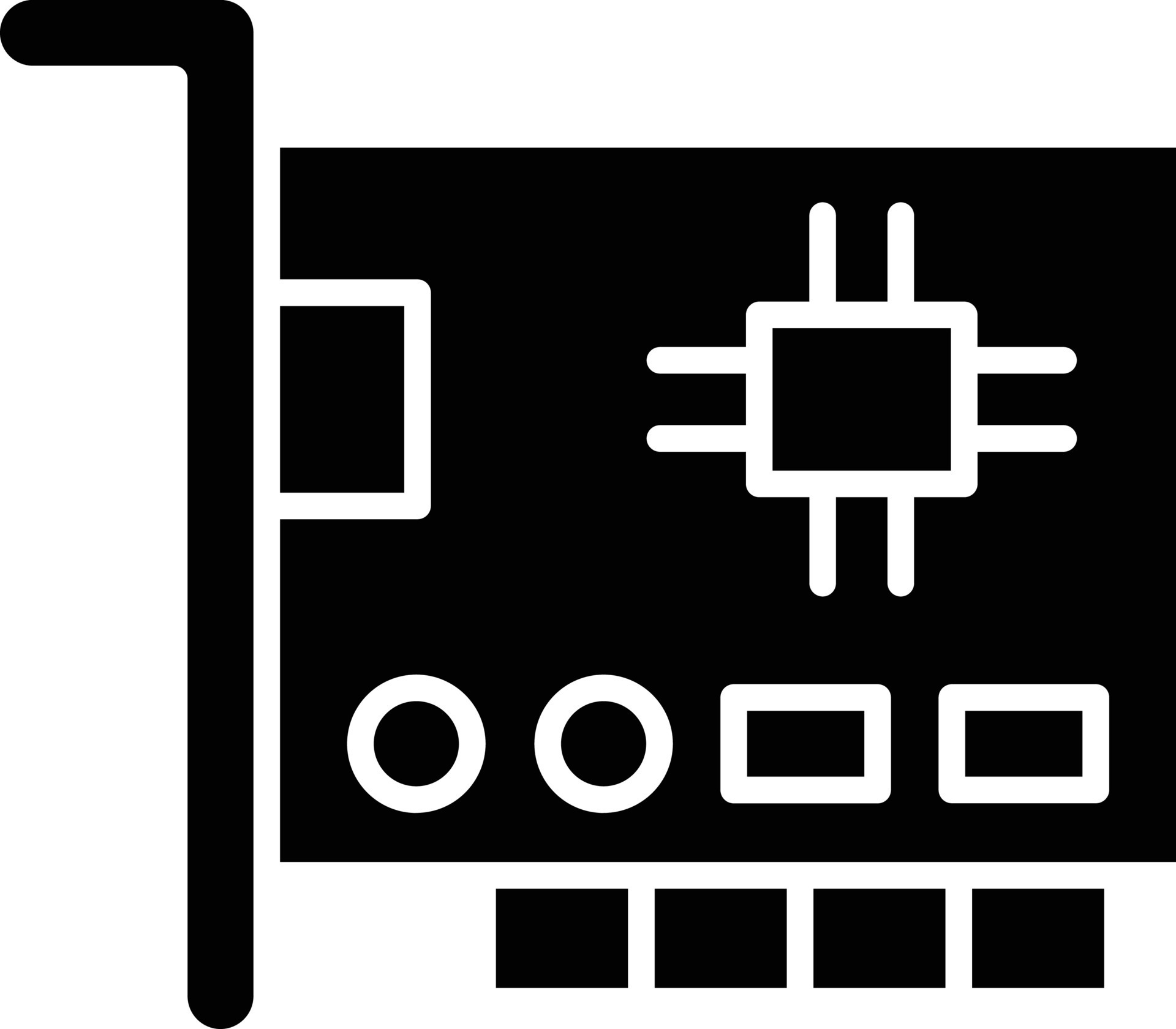 Vector Design Network Interface Card Icon Style 22305799 Vector Art at