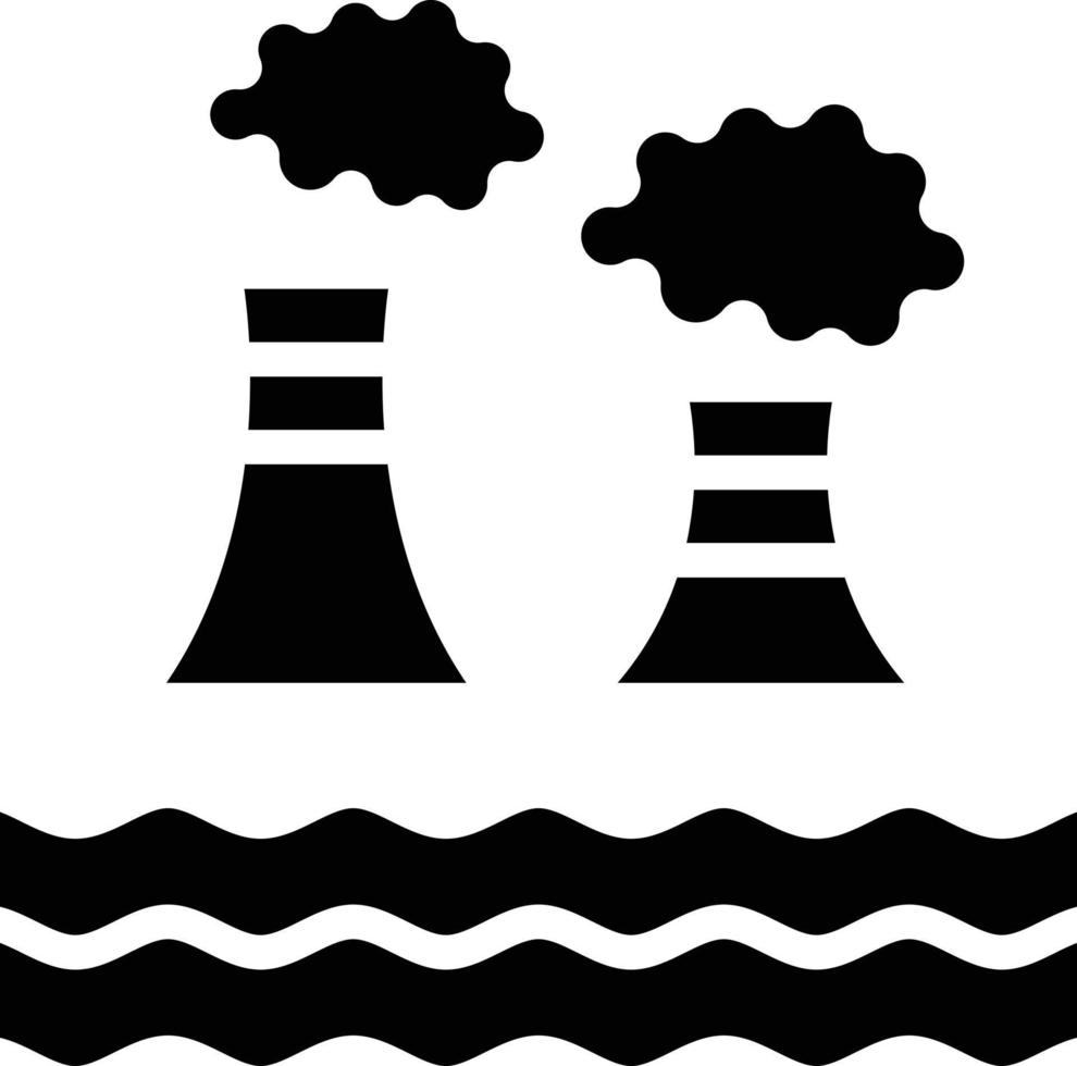 Geothermal Energy Vector Icon Style