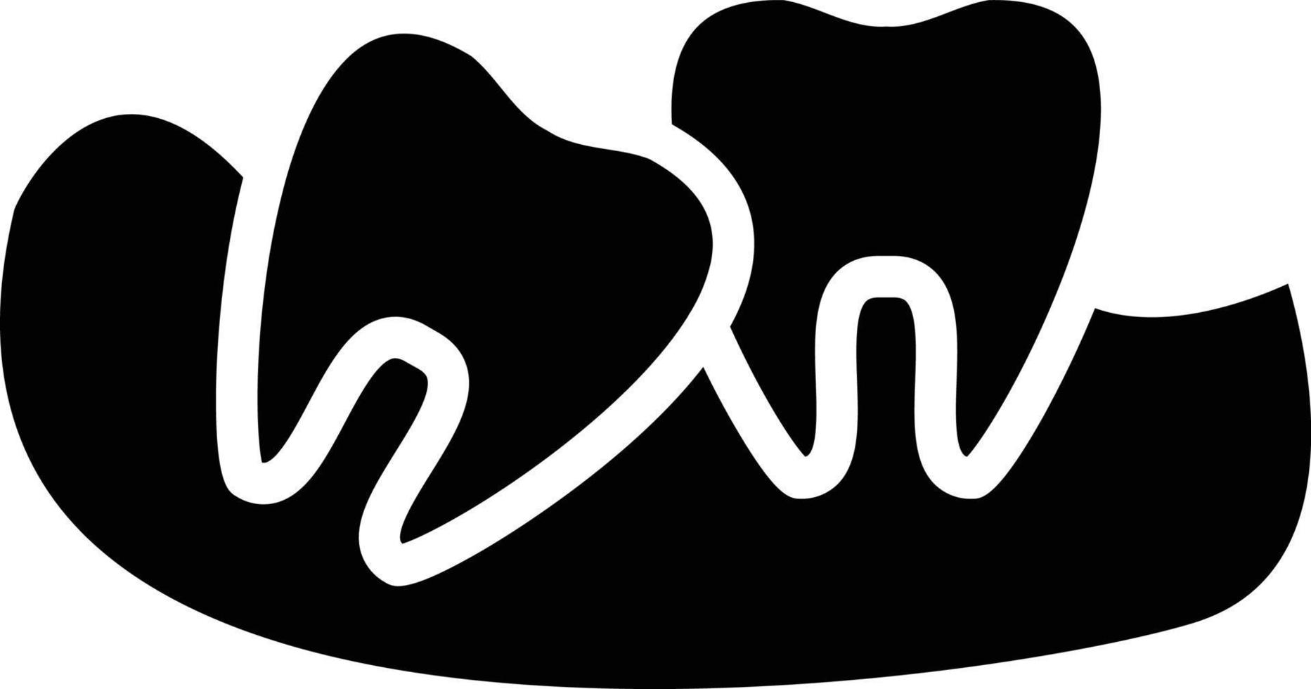 Wisdom Tooth Vector Icon Style