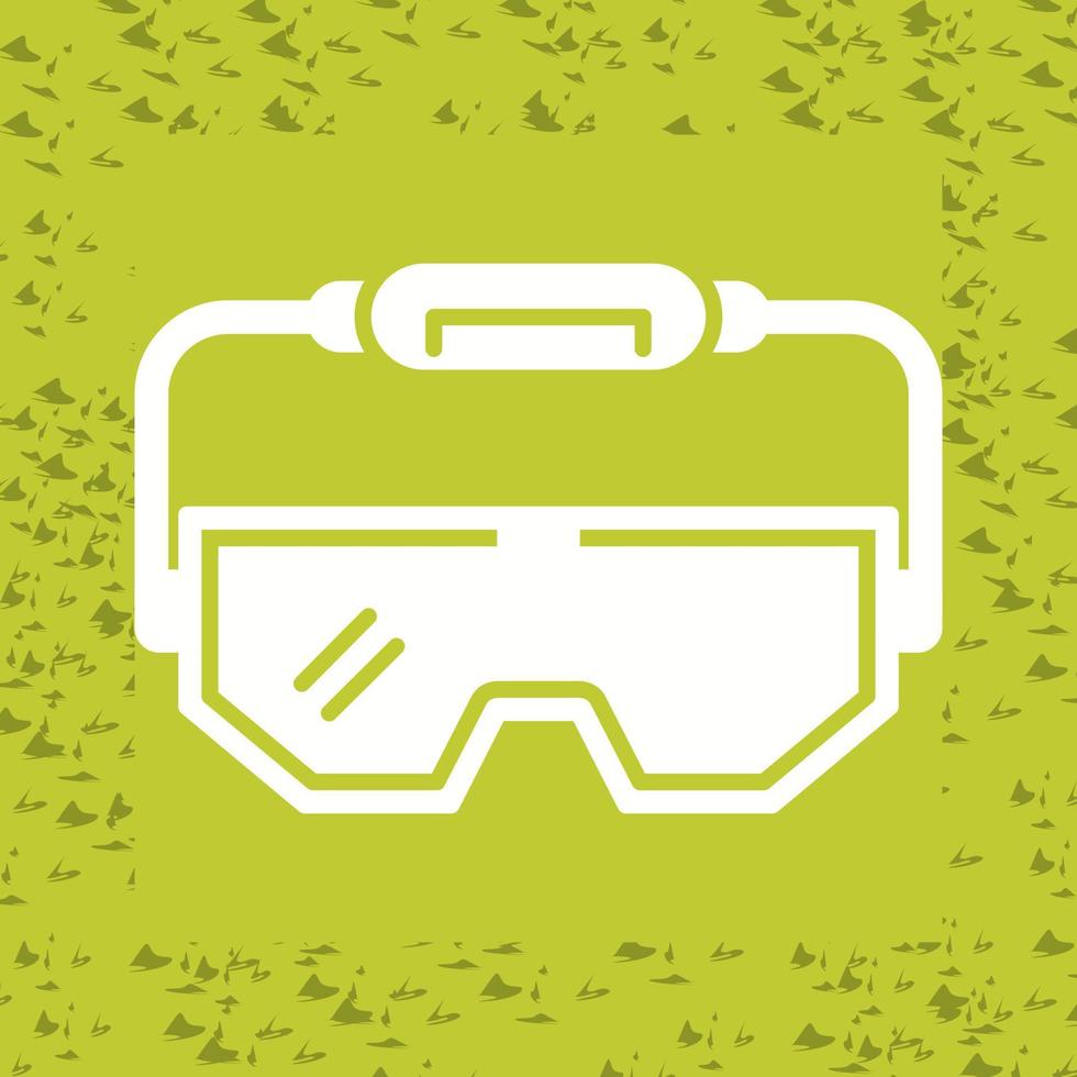 icono de vector de gafas de laboratorio