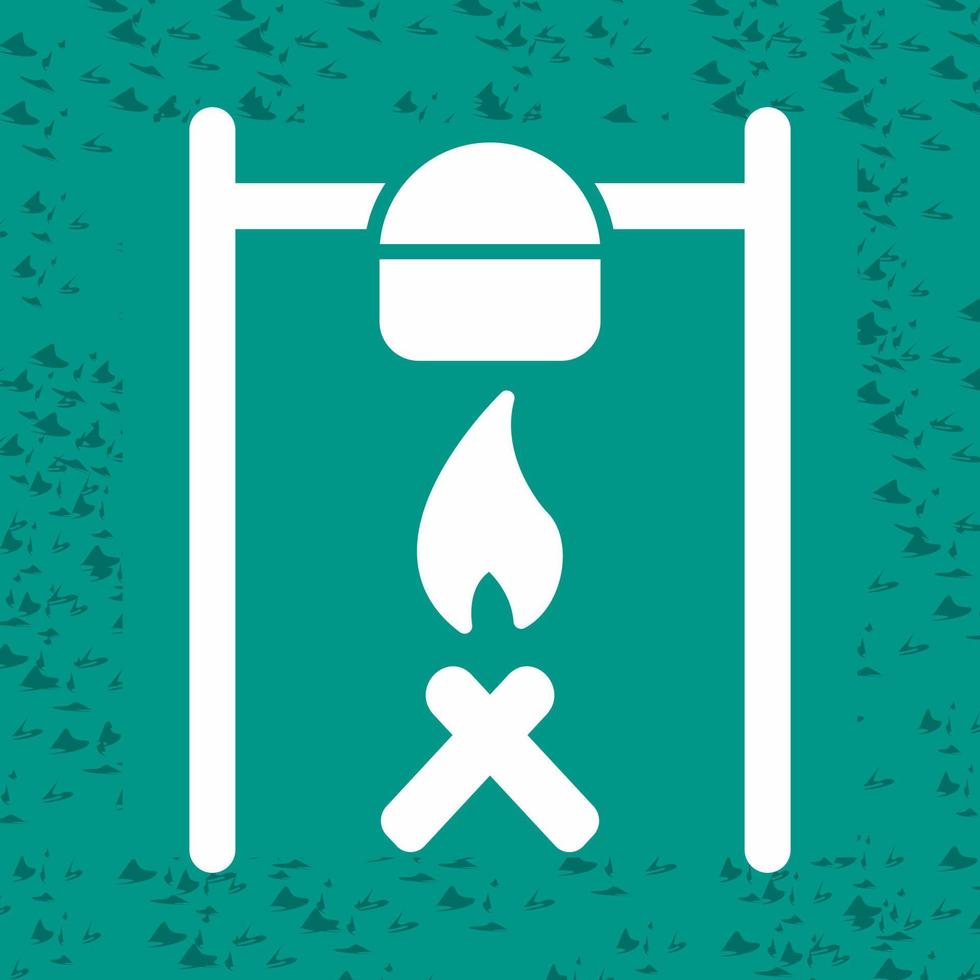 Camp Fire Vector Icon