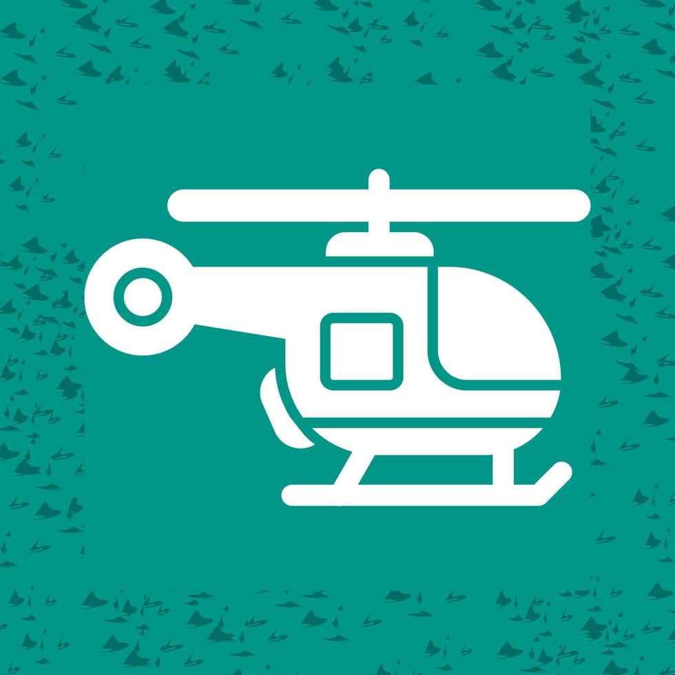 icono de vector de helicóptero