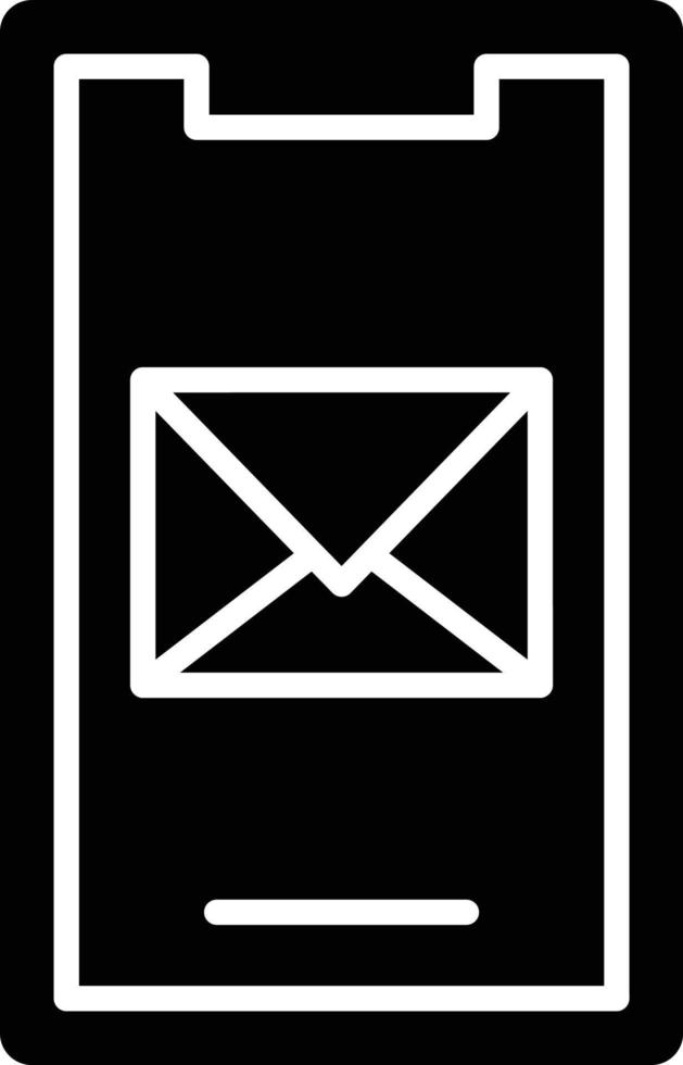 Vector Design Mobile Mail Icon Style