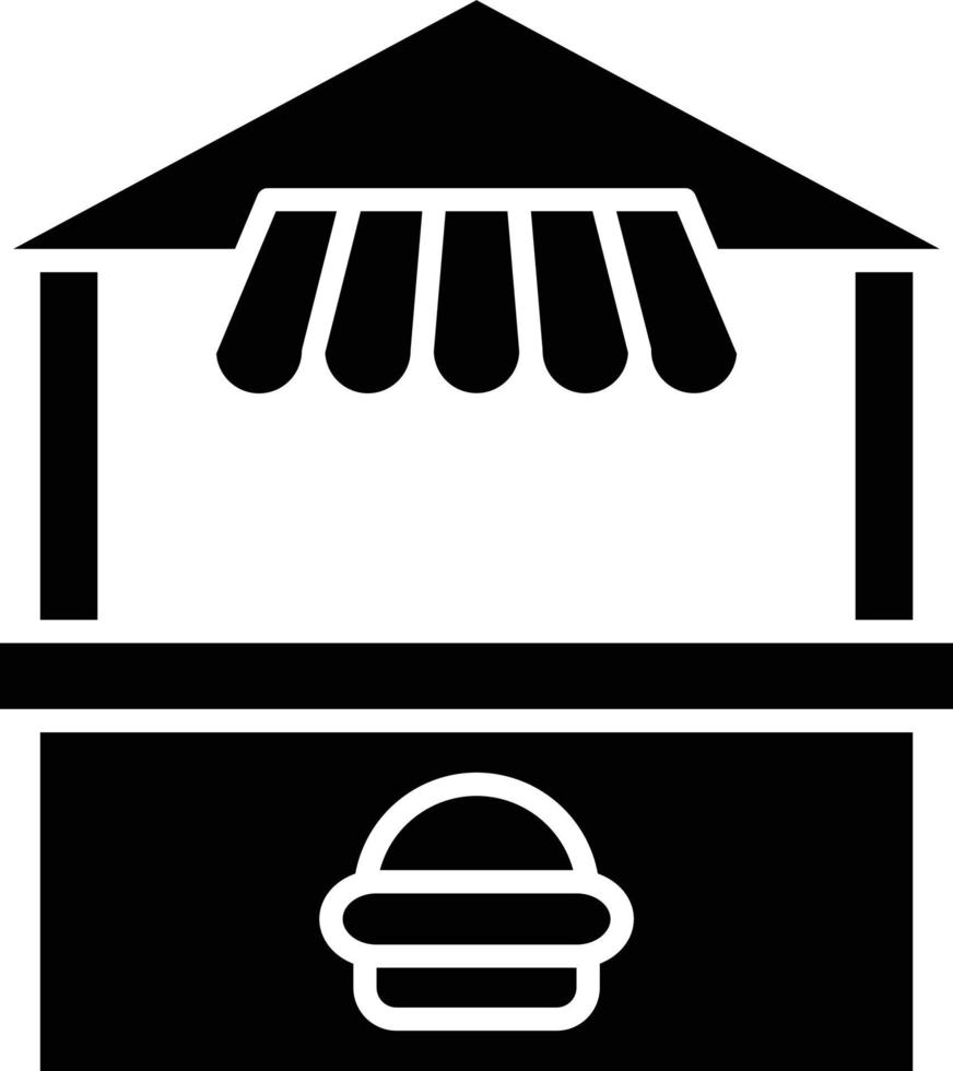 Vector Design Burger Cart Icon Style