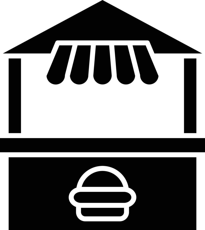 Vector Design Burger Cart Icon Style