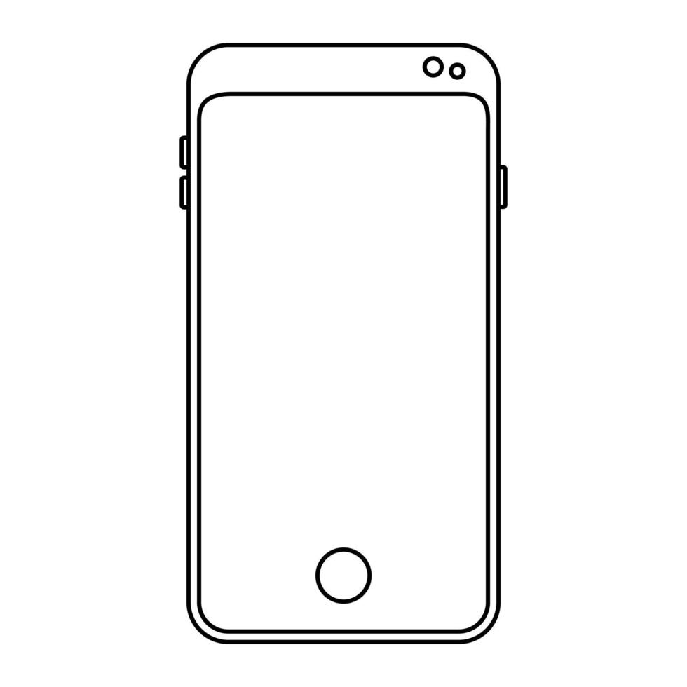 Smartphone vector icon. mobile illustration symbol. phone sign. mobile ...