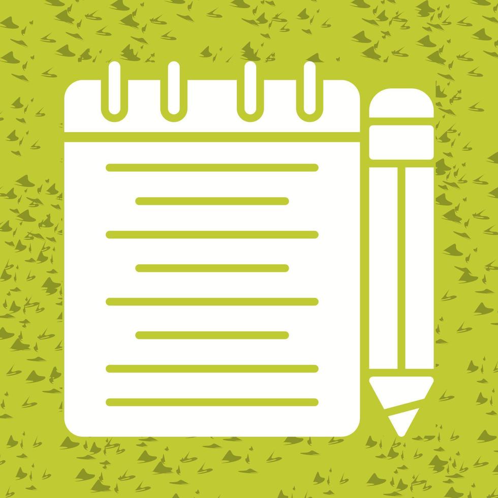 Notepad Vector Icon