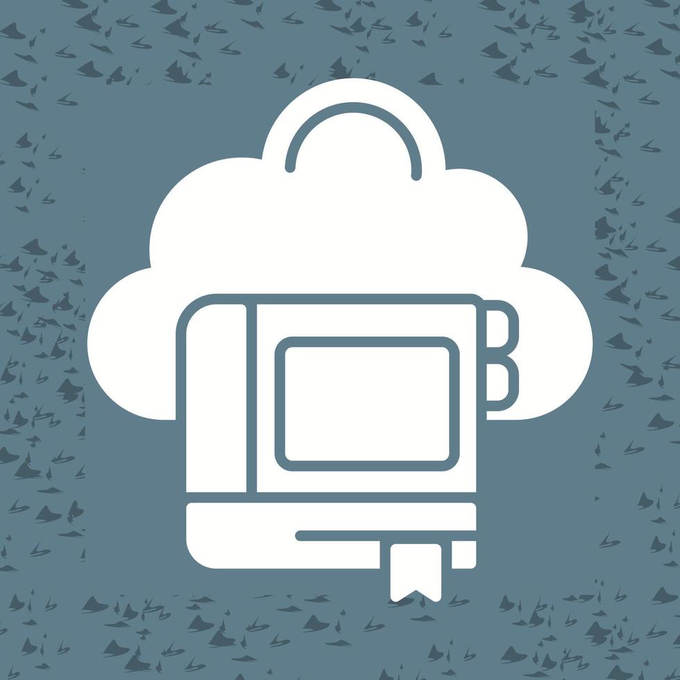 Cloud Library Vector Icon