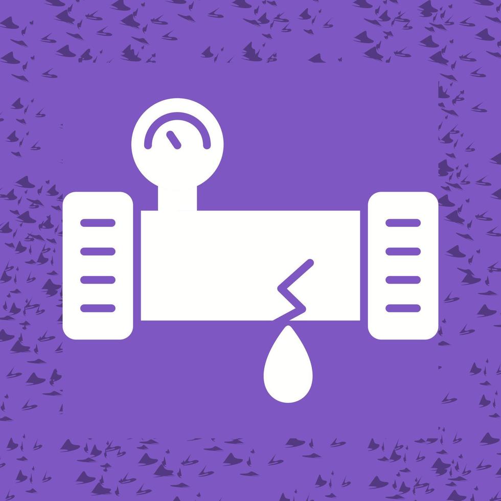 Broken Pipe Vector Icon