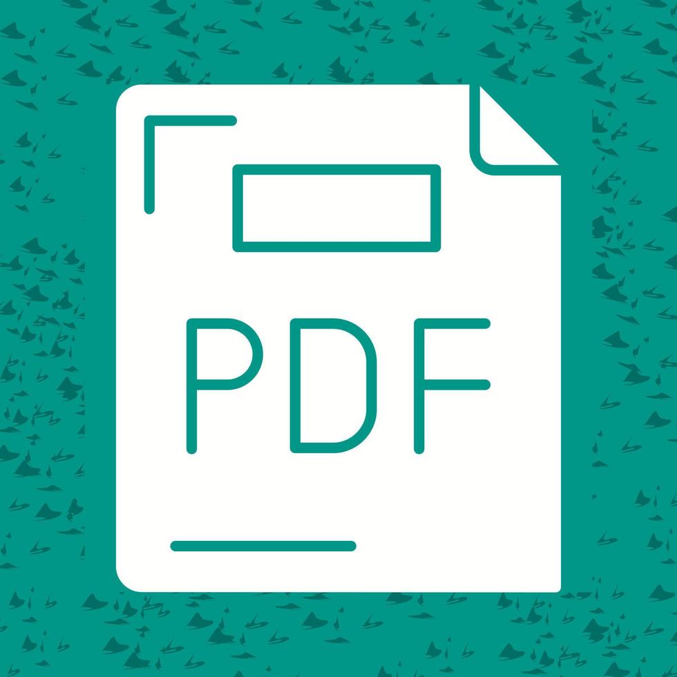 icono de vector de pdf