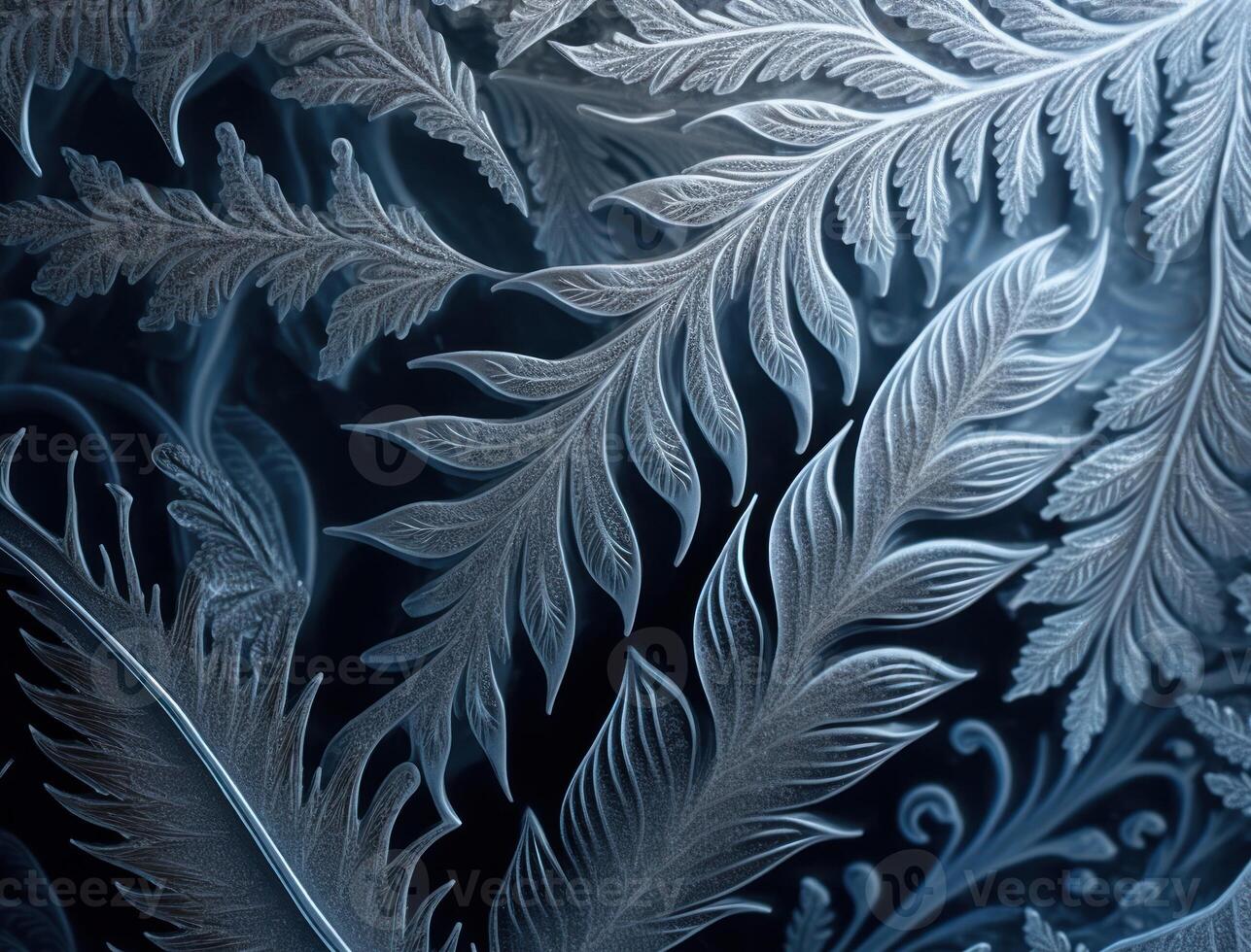 Abstract beautiful pattern of frost background created with technology photo