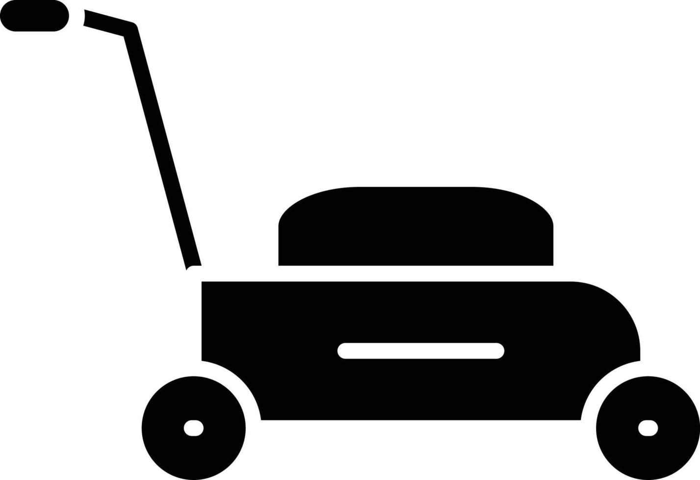 Vector Design Lawn mower Icon Style