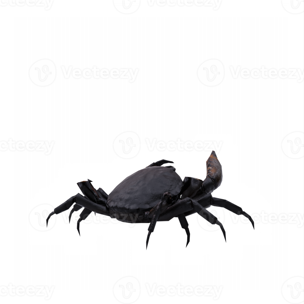 3d Crab isolated png