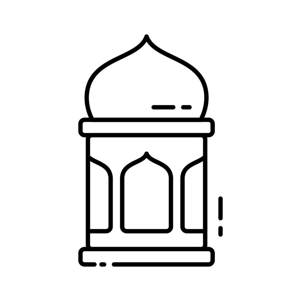 Illustration vector graphic of the Ramadan Lantern.