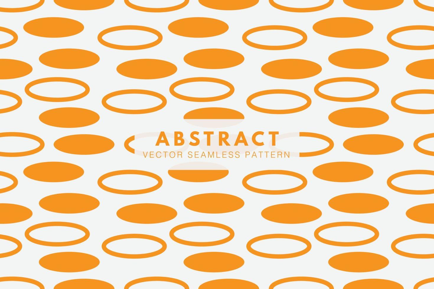 Oblong ellipse shapes abstract vector repeating seamless pattern