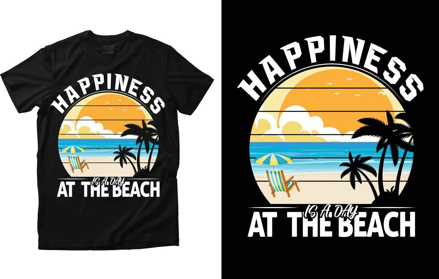 diseño de camiseta de verano vector