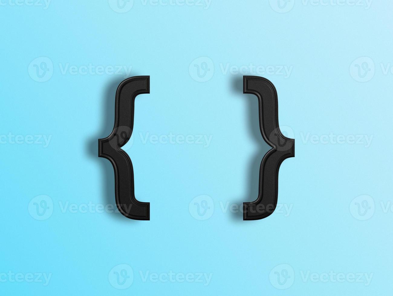 3D rendering of Alphabets photo