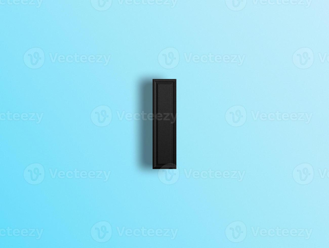 3D rendering of Alphabets photo