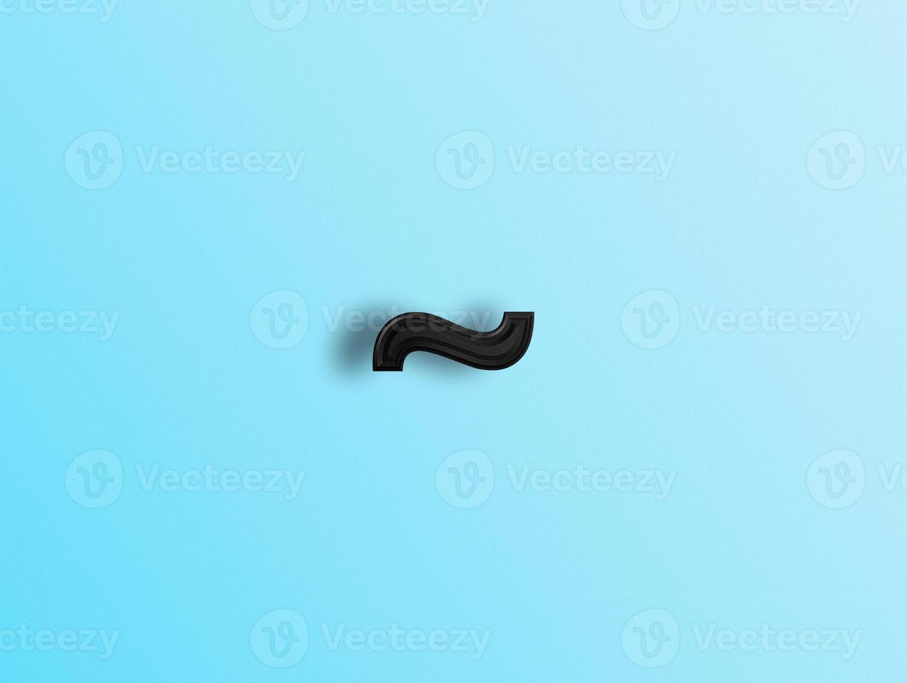 3D rendering of Alphabets photo