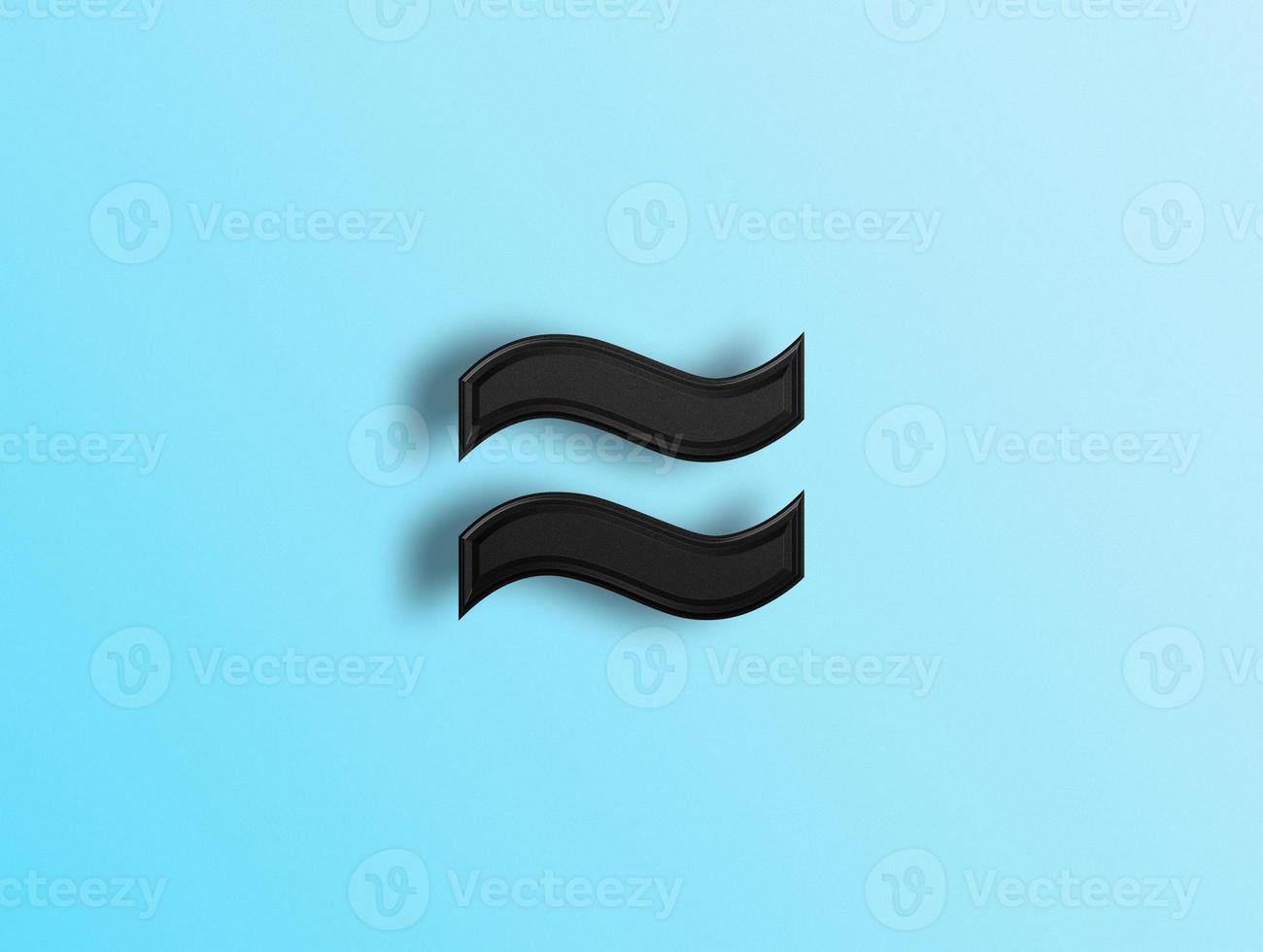 3D rendering of Alphabets photo