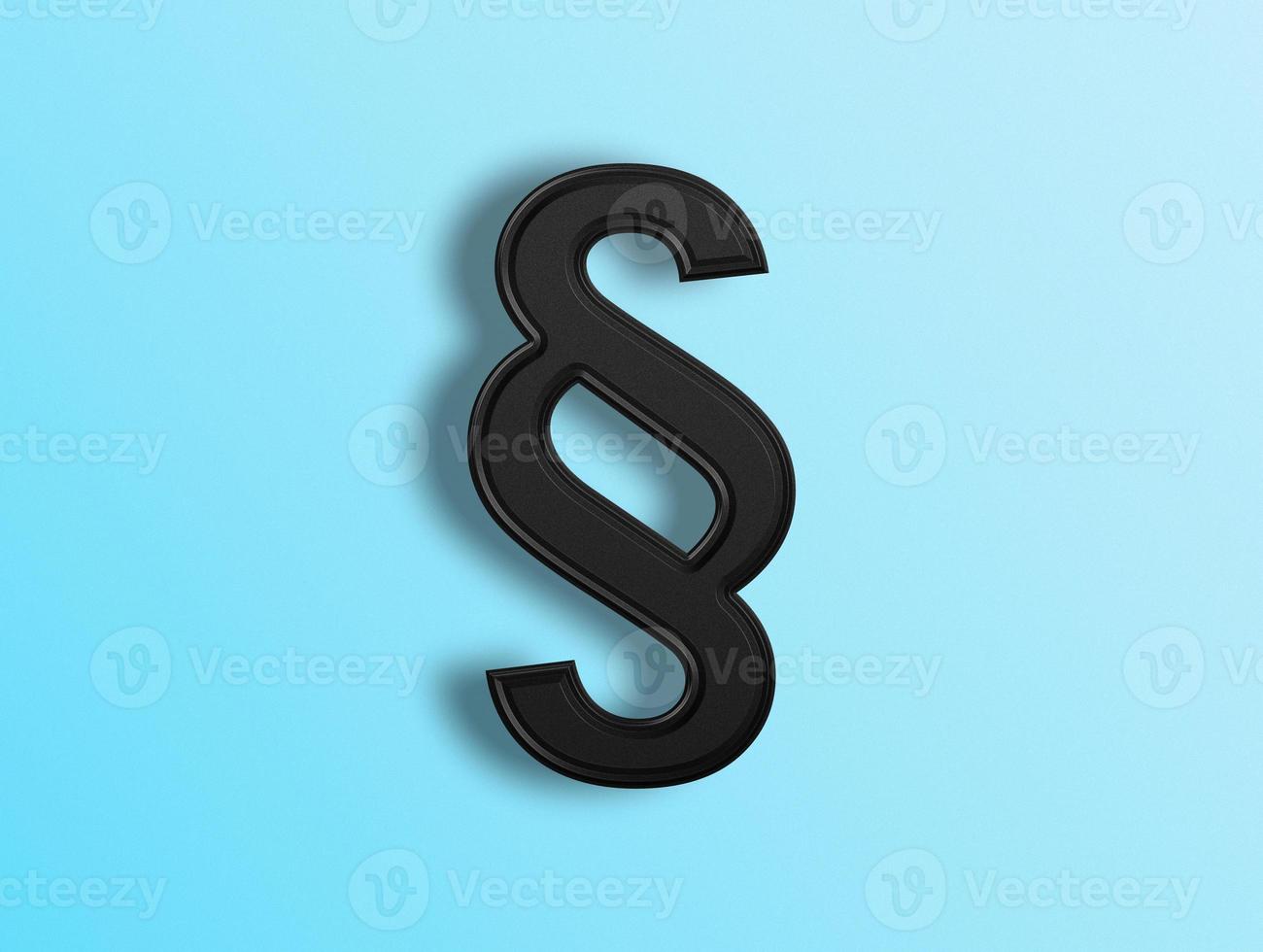 3D rendering of Alphabets photo