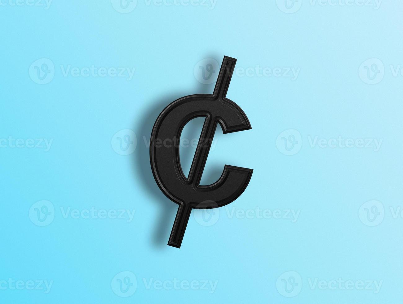3D rendering of Alphabets photo