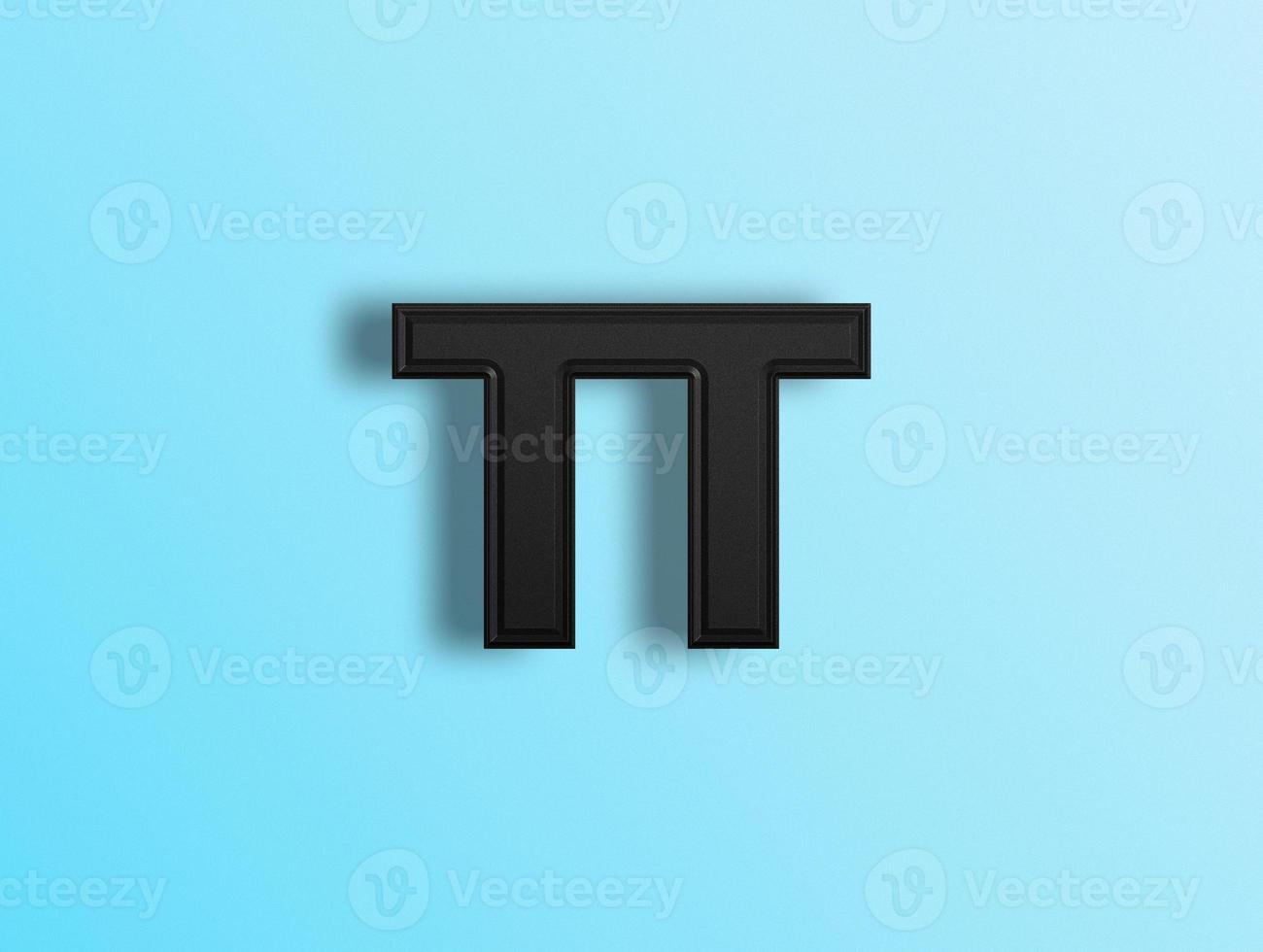 3D rendering of Alphabets photo